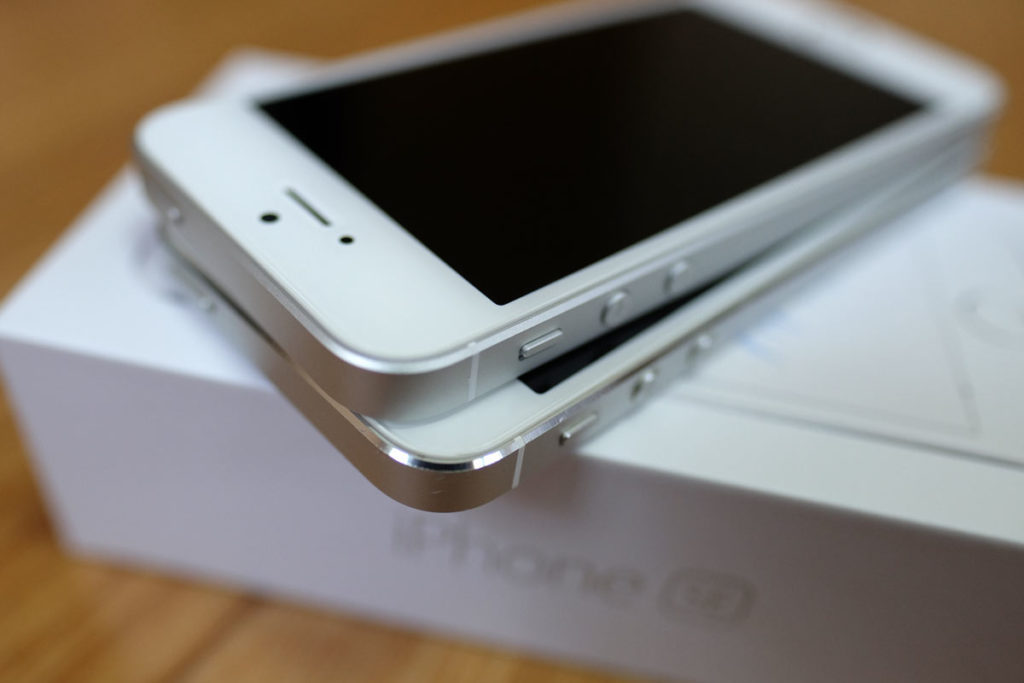 iPhone 5s・iPhone SE エッジ処理の違い