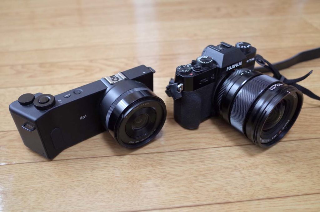 SIGMA dp1 QuattoroとX-T10