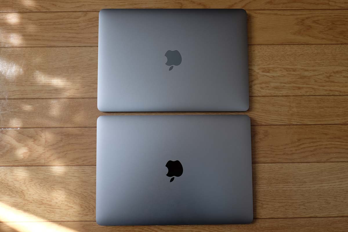 MacBook(2016)とMacBook(2015)天板のデザイン