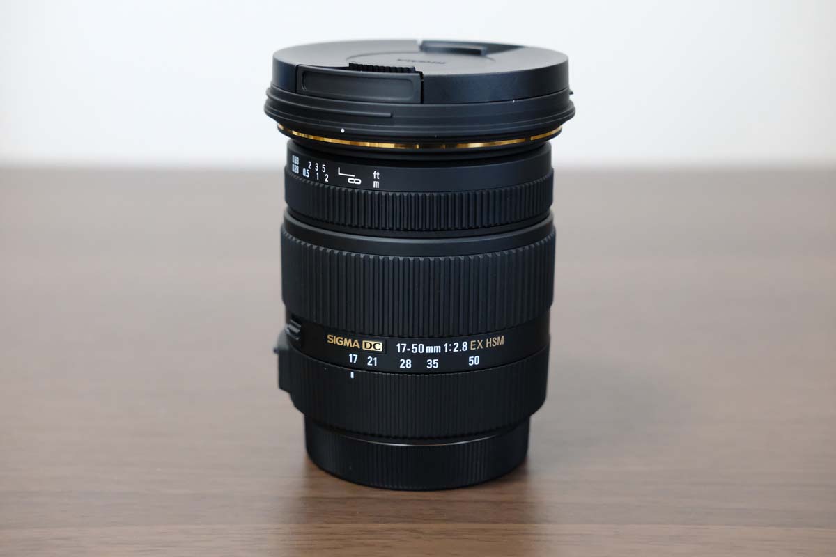 20170223160635j:plain SIGMA 17-50mm F2.8 EX DC OS HSM レンズ本体2