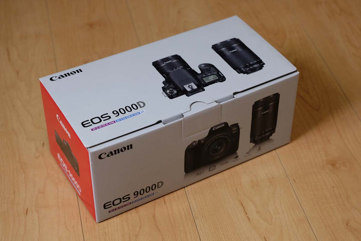 EOS 9000Dの箱 EOS 9000Dの箱