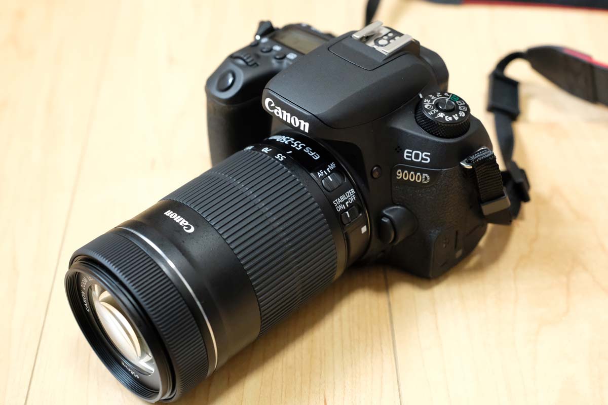 EOS 9000DとEF-S 55-250mm EOS 9000DとEF-S 55-250mm