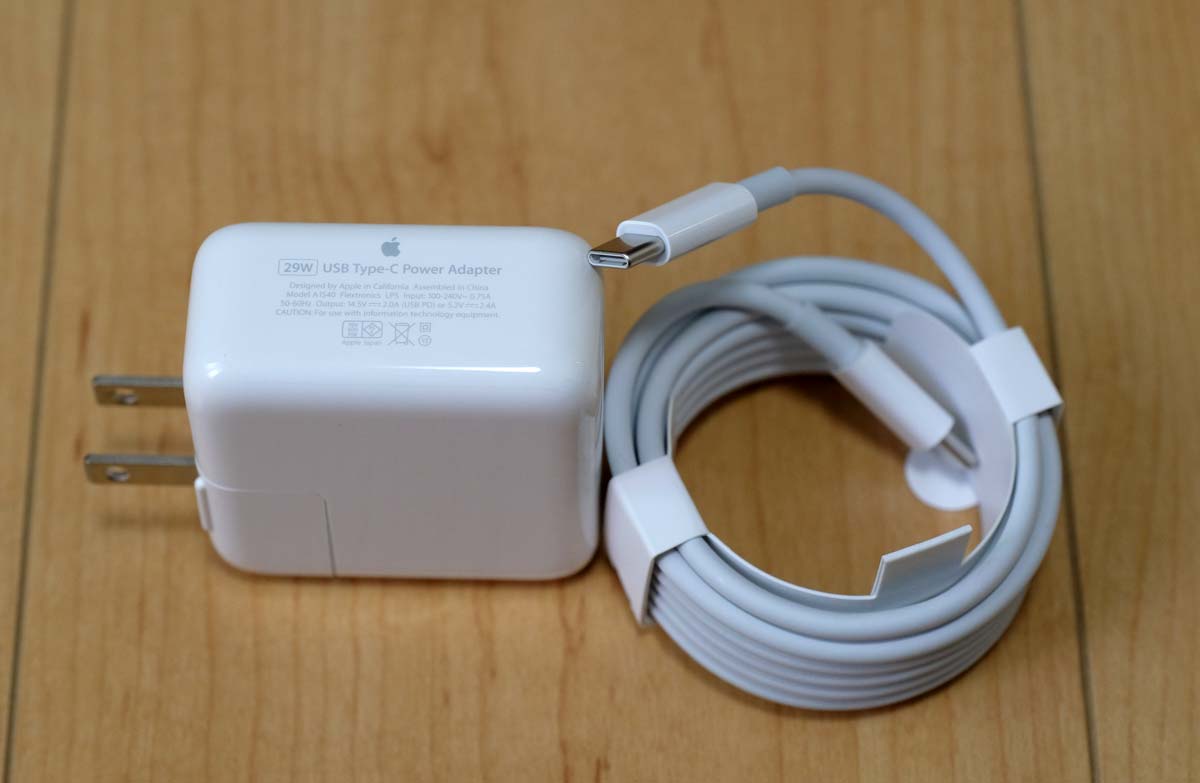 MacBook充電アダプタ 29Wタイプ