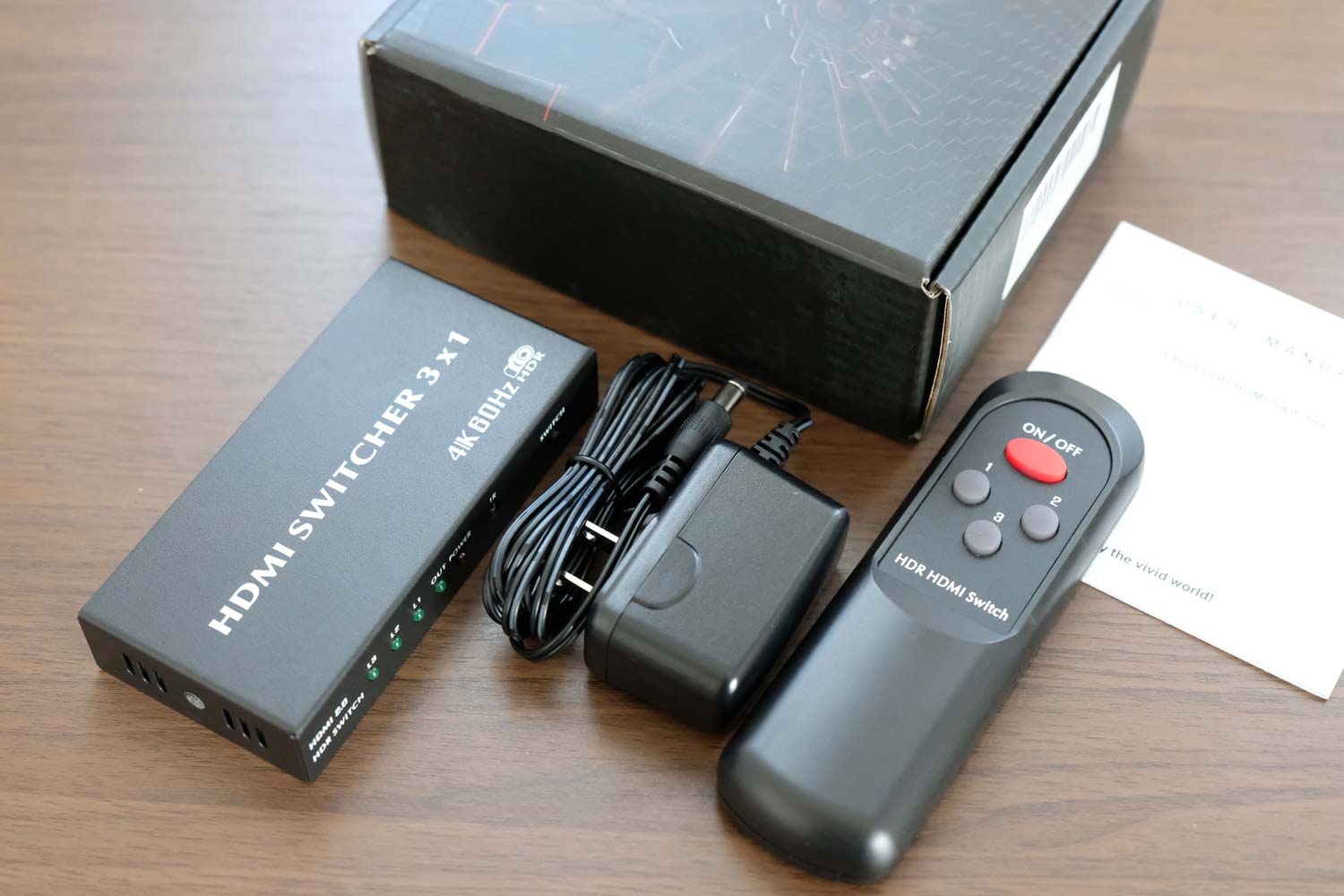 BLUPOW HDMIセレクター付属品