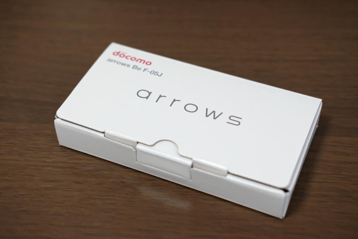 20170903113550j:plain arrows Be F-05J パッケージ