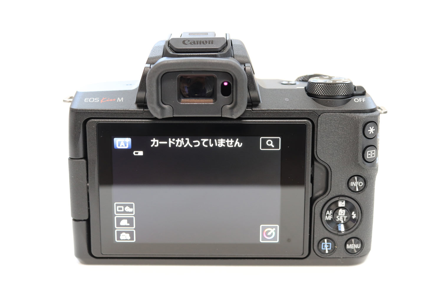 20180326012805j:plain EOS Kiss M 液晶ディスプレイ