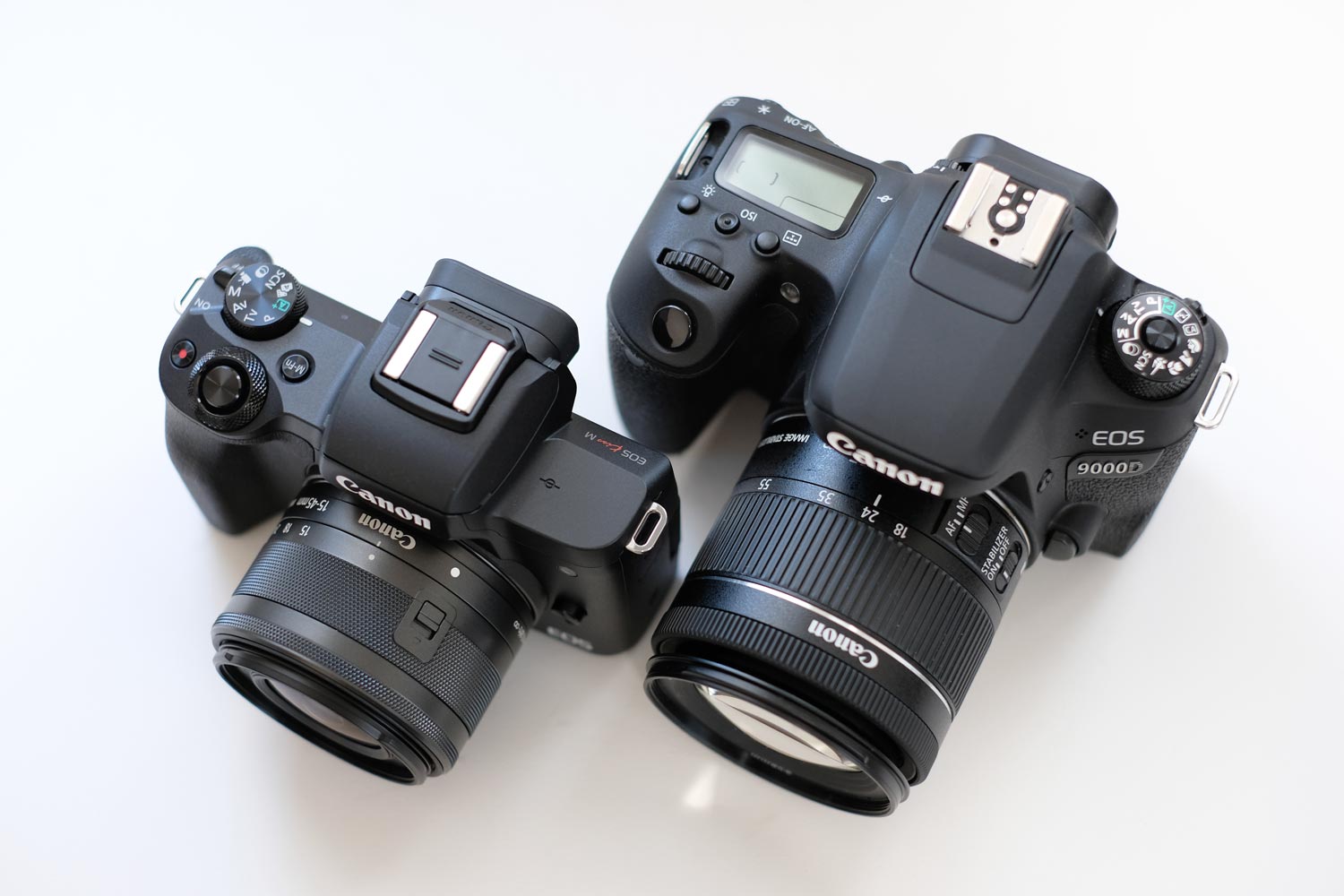 20180326105135j:plain EOS Kiss M vs EOS 9000D