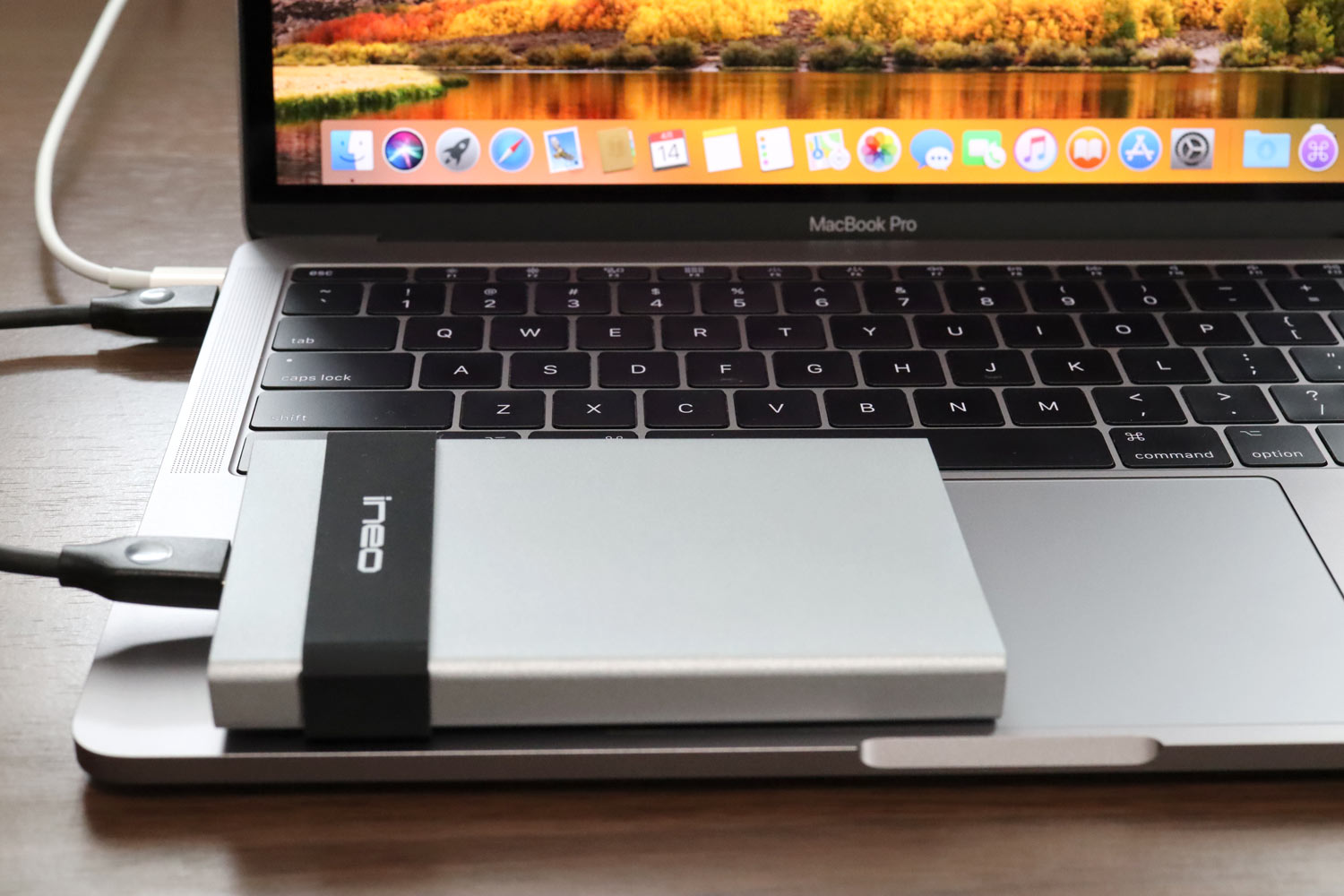 外部SSDとMacBook Pro