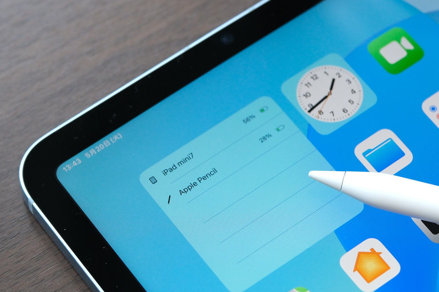 Apple Pencil バッテリー残量