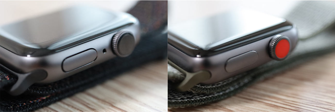 Series 4・Series 3 デザインの違い