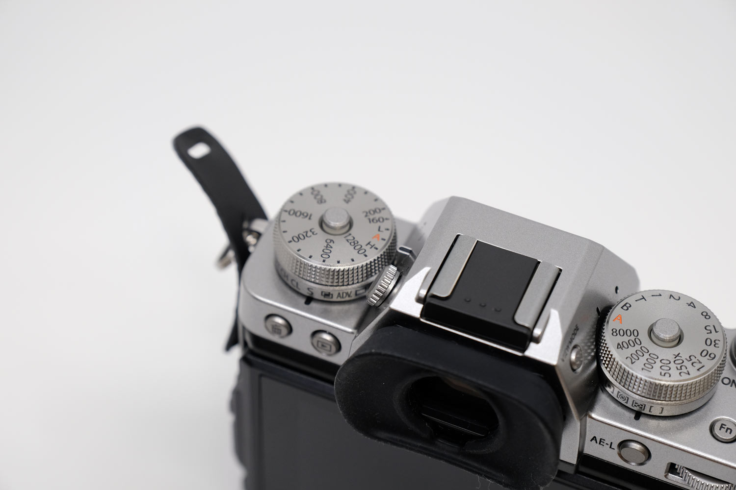 X-T3の左側の操作ダイヤル