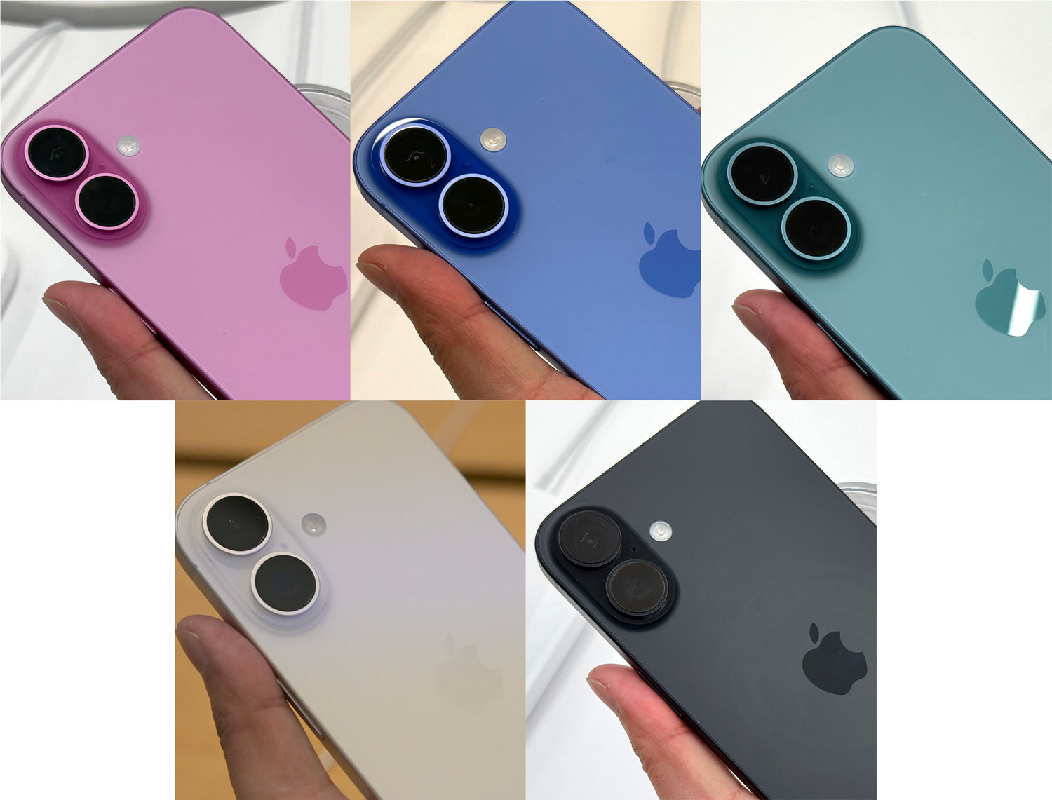 iPhone 16 実際の本体カラー