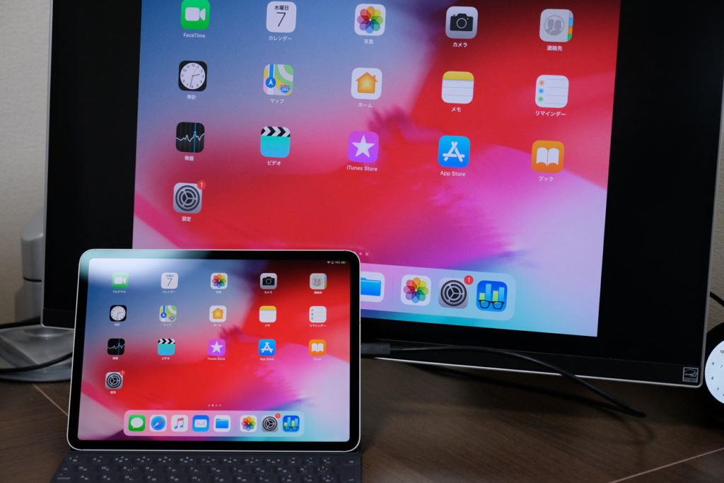 iPad Proを4Kモニターに出力する