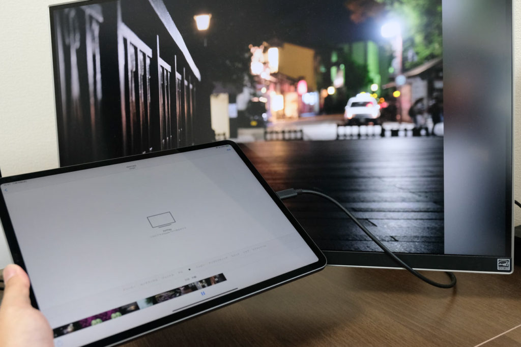 iPad Pro 12.9(第3世代)は外部モニター出力に対