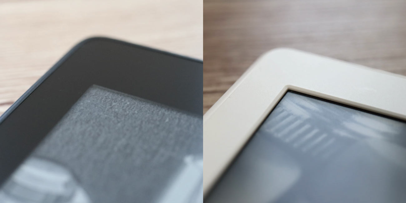 Kindle Paperwhite 新旧比較 ディスプレイ