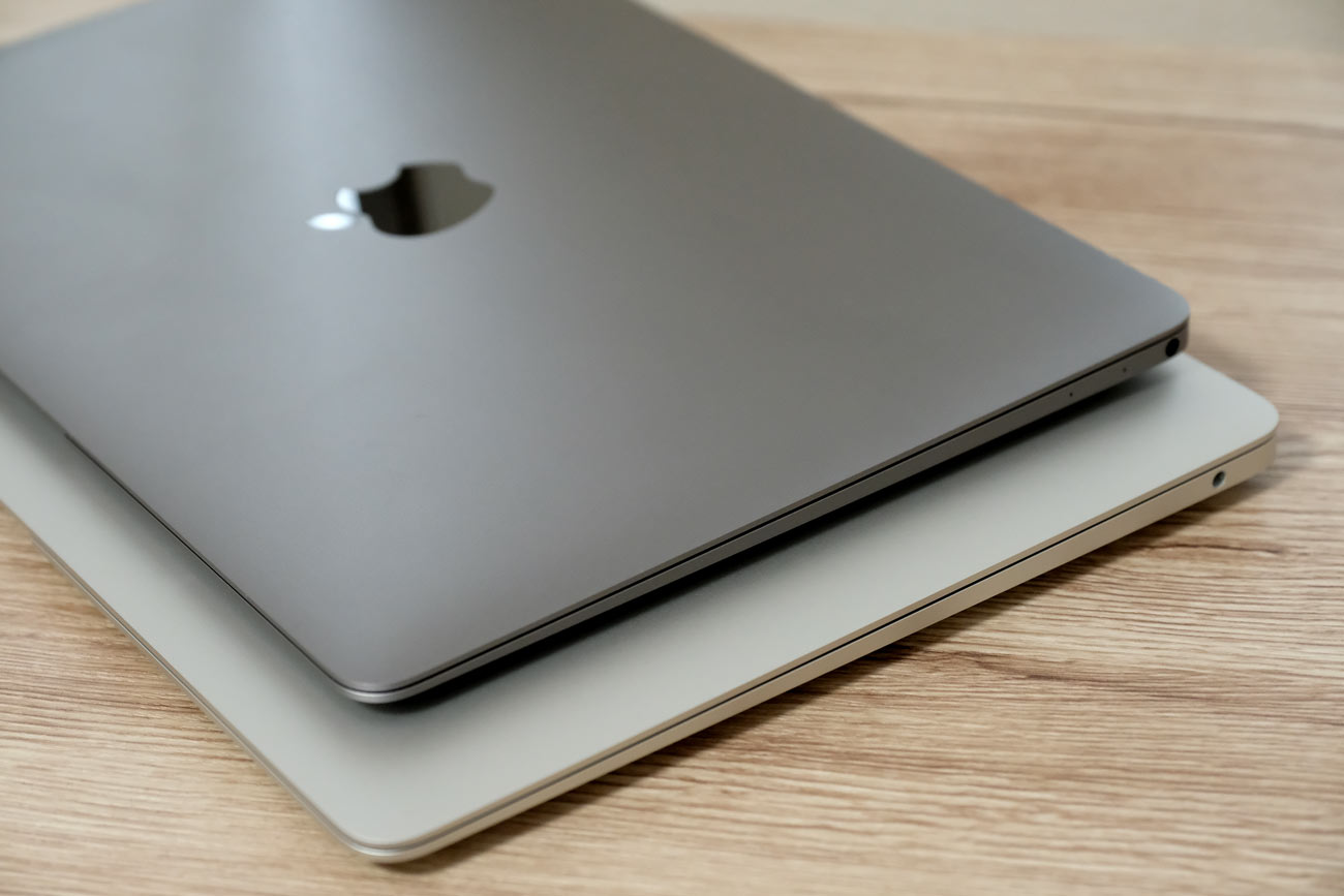 MacBook Air 13インチ vs MacBook 12インチ 外観比較2