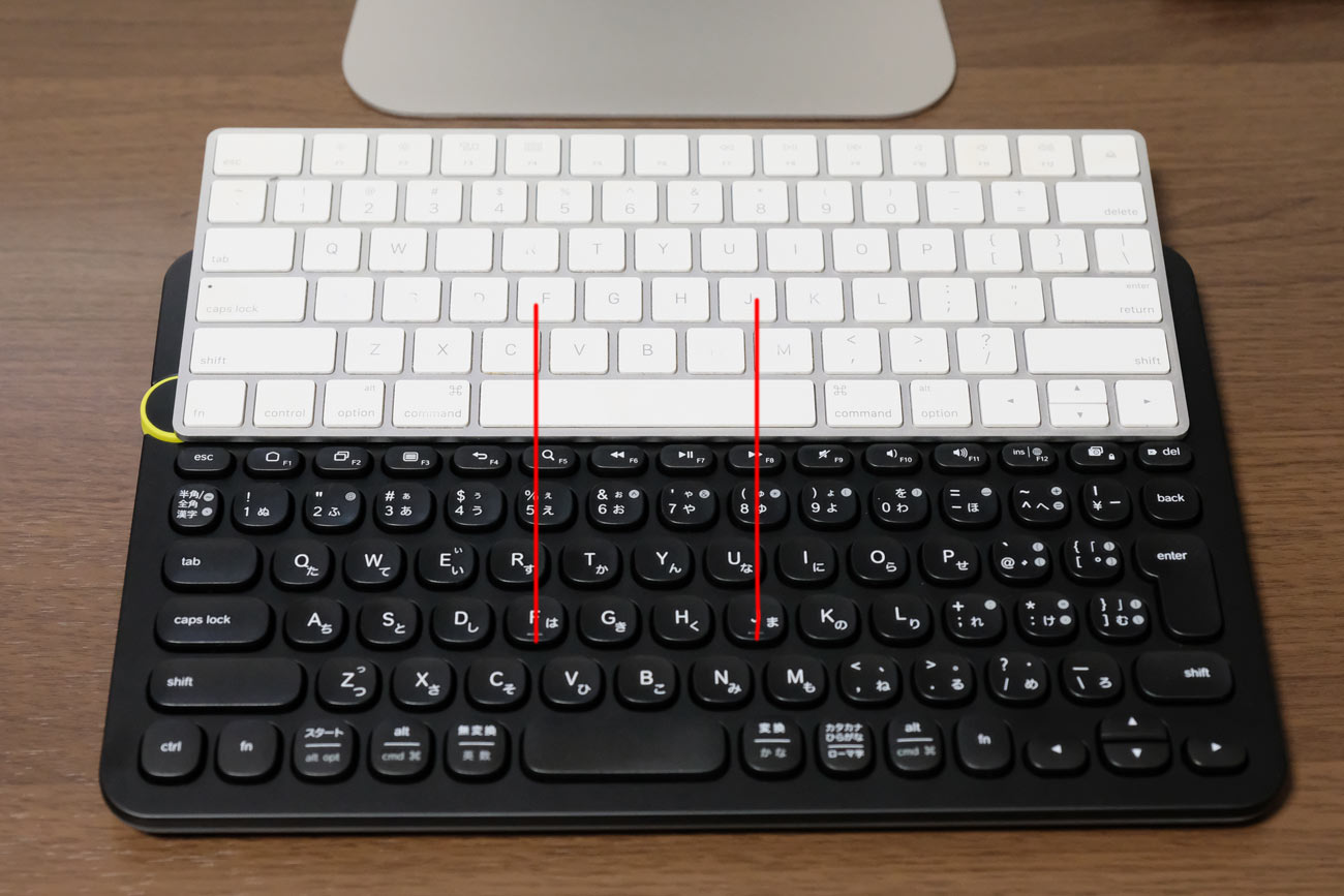 Logicool K480 JIS とMagicKeyboard US
