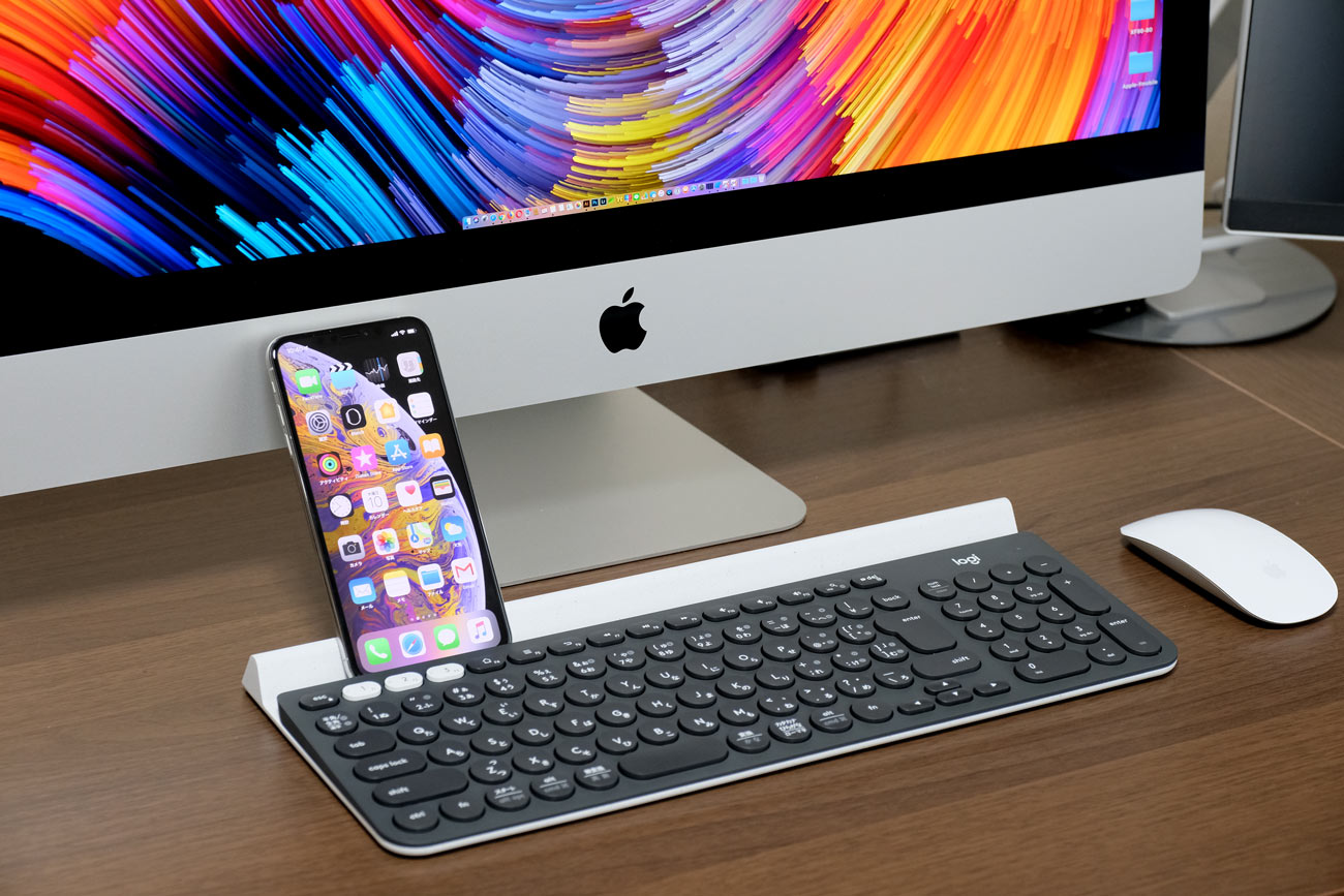 Logicool K780とiMac