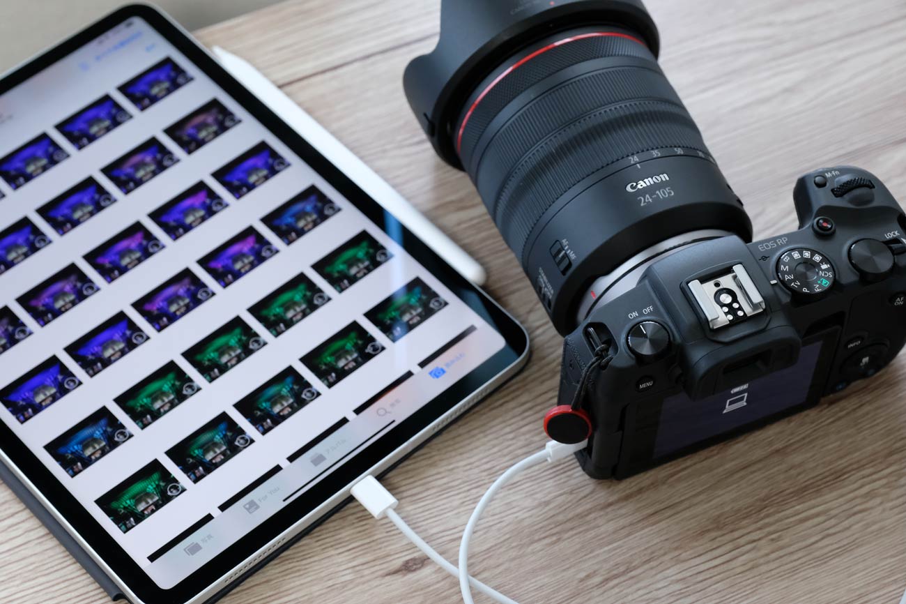 EOS RPとiPad Pro データ転送