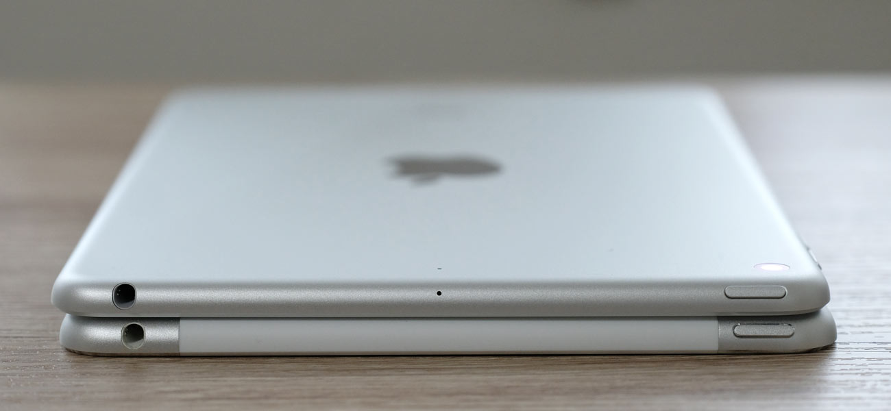 iPad mini 本体上部のデザイン