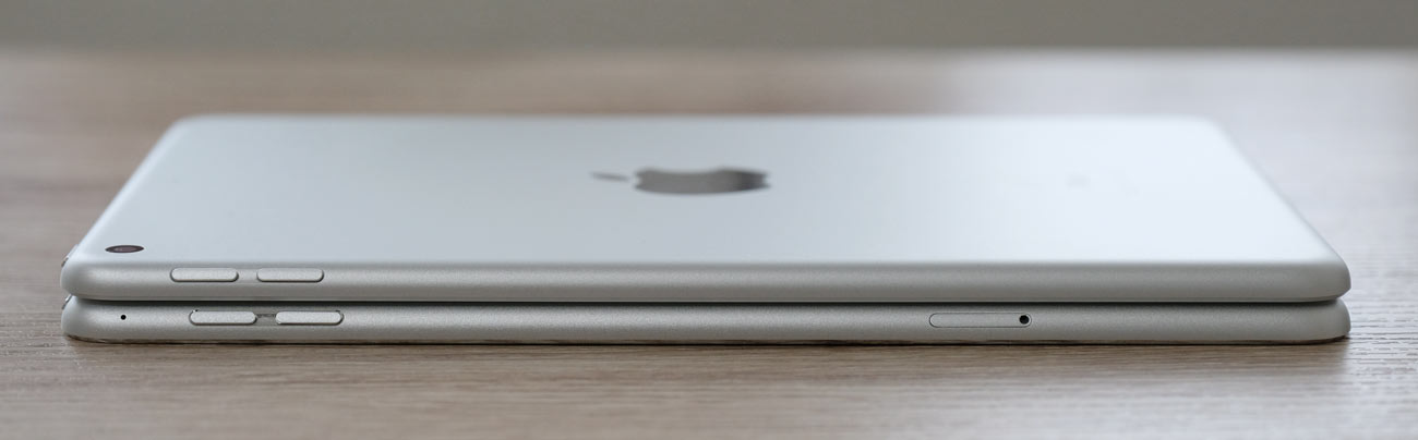 iPad mini サイド部分のデザインの違い