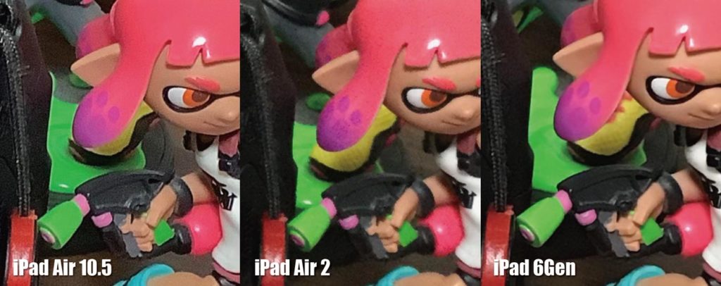 iPad Air 3、iPad Air 2、iPad カメラの画質を比較(拡大1)