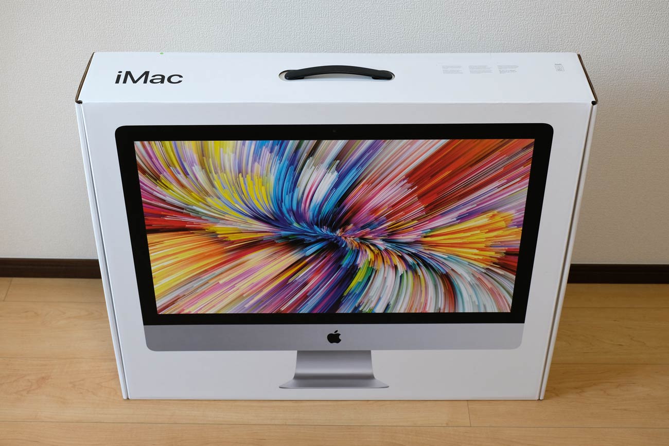 iMac 27インチ(2019)パッケージデザイン