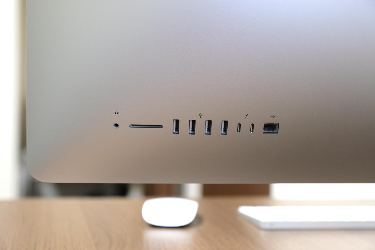 iMac 27インチの各種ポート