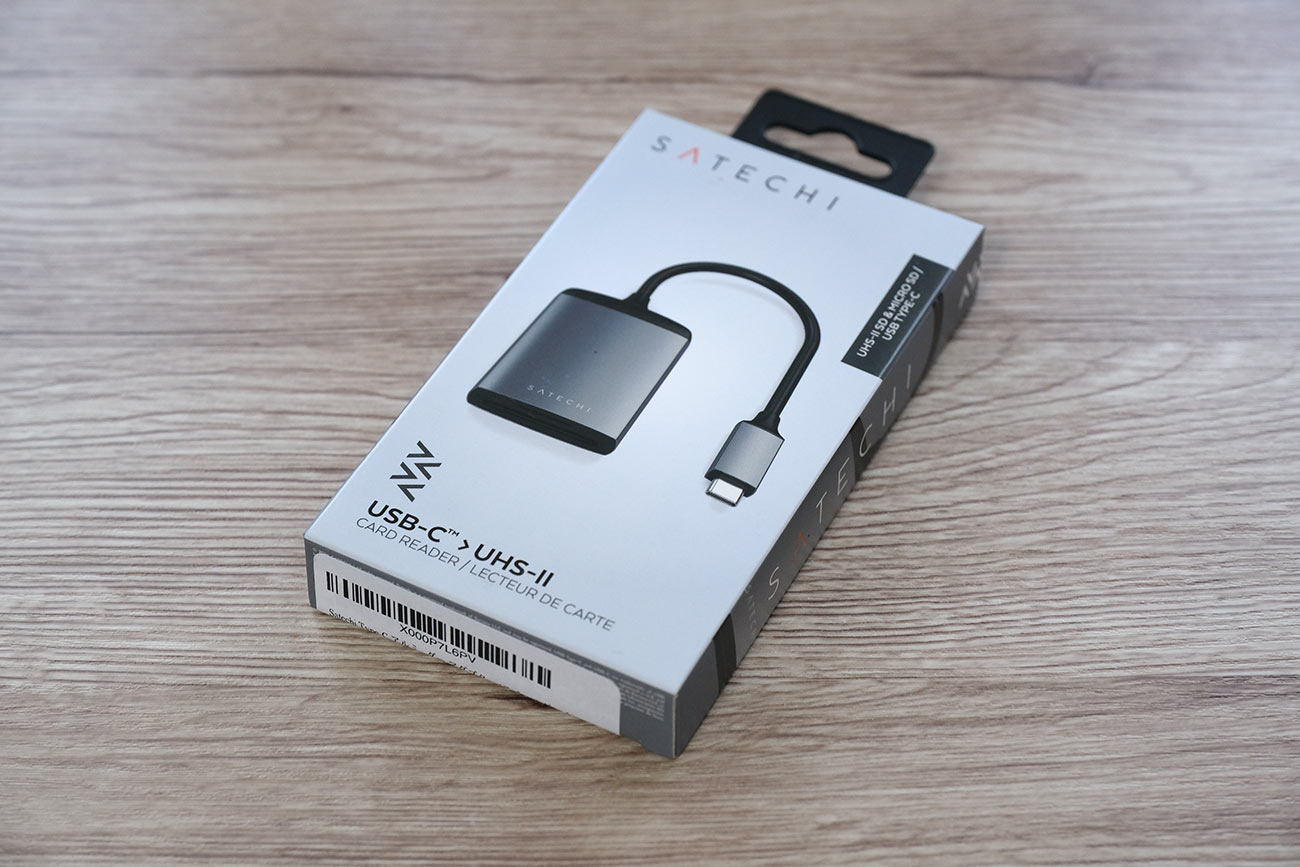 Satechi UHS-II SDカードリーダー（USB-C）パッケージデザイン