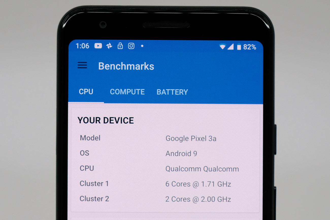 Pixel 3aのCPUプロセッサ