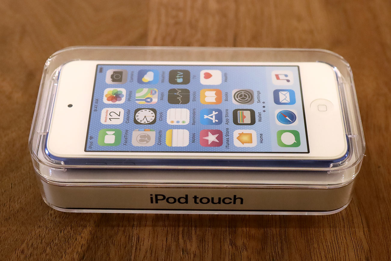 iPod touch(第7世代)のパッケージデザイン
