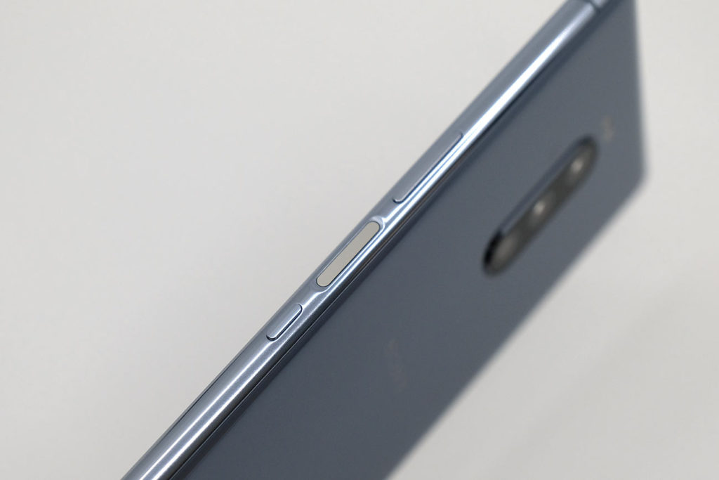 Xperia1 指紋センサーと電源ボタン