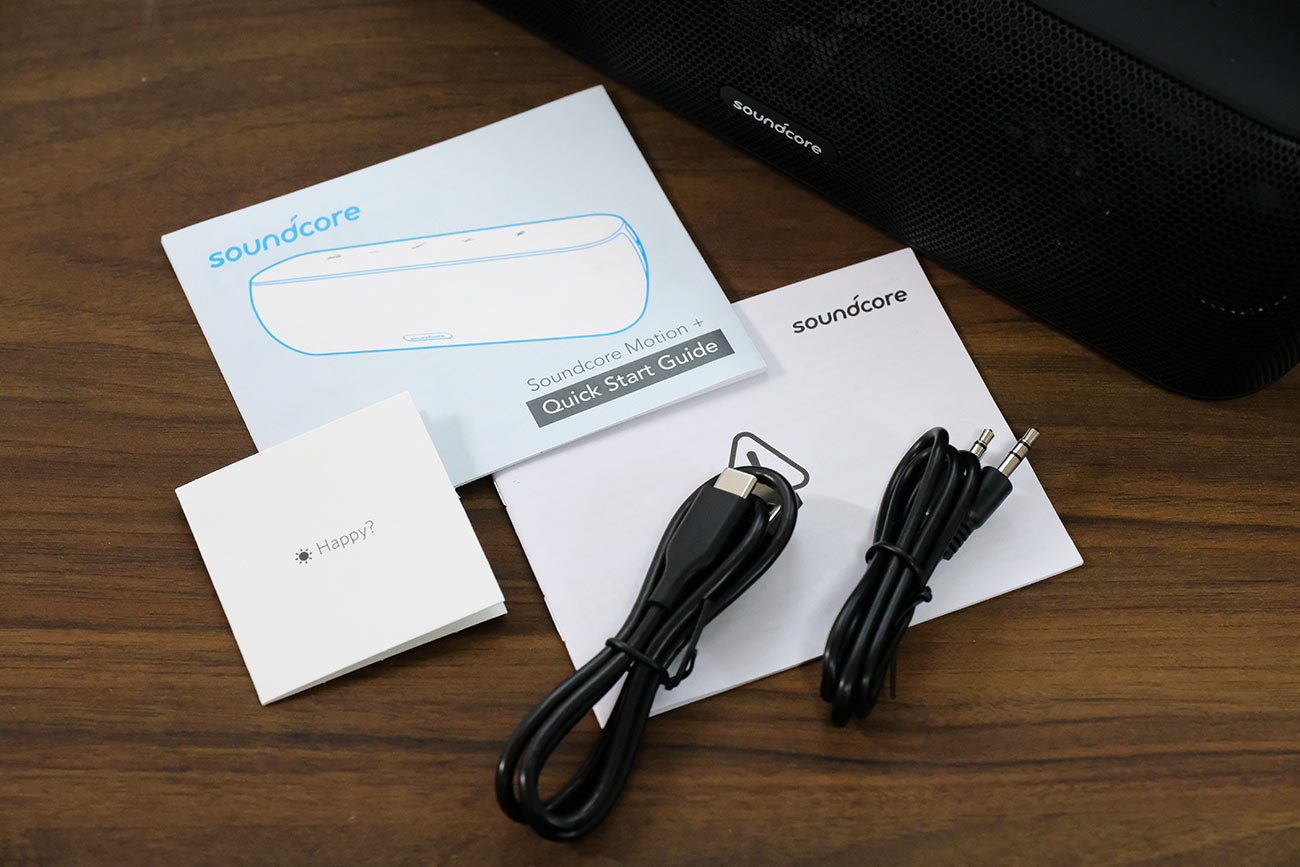 Soundcore Motion+ 付属品