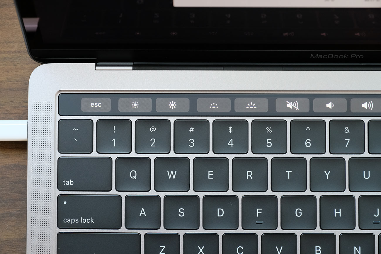 MacBook Pro(2019)のTouch Bar