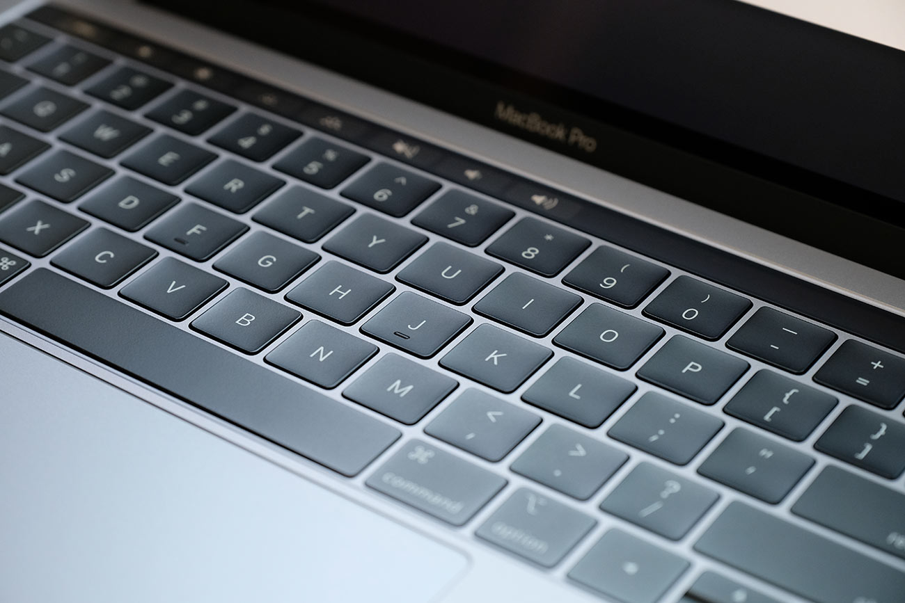 MacBook Pro 13インチ(2019)バタフライ構造のキーボード