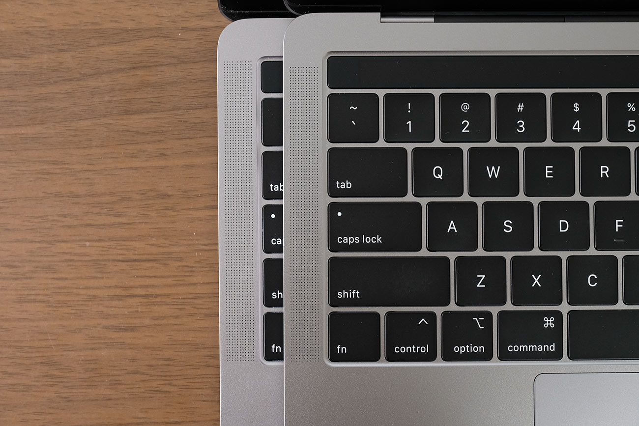 MacBook Pro 13インチ スピーカーの違いを比較