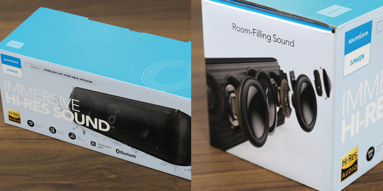 Soundcore Motion+ パッケージデザイン