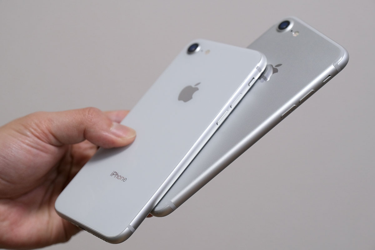 iPhone 8とiPhone 7