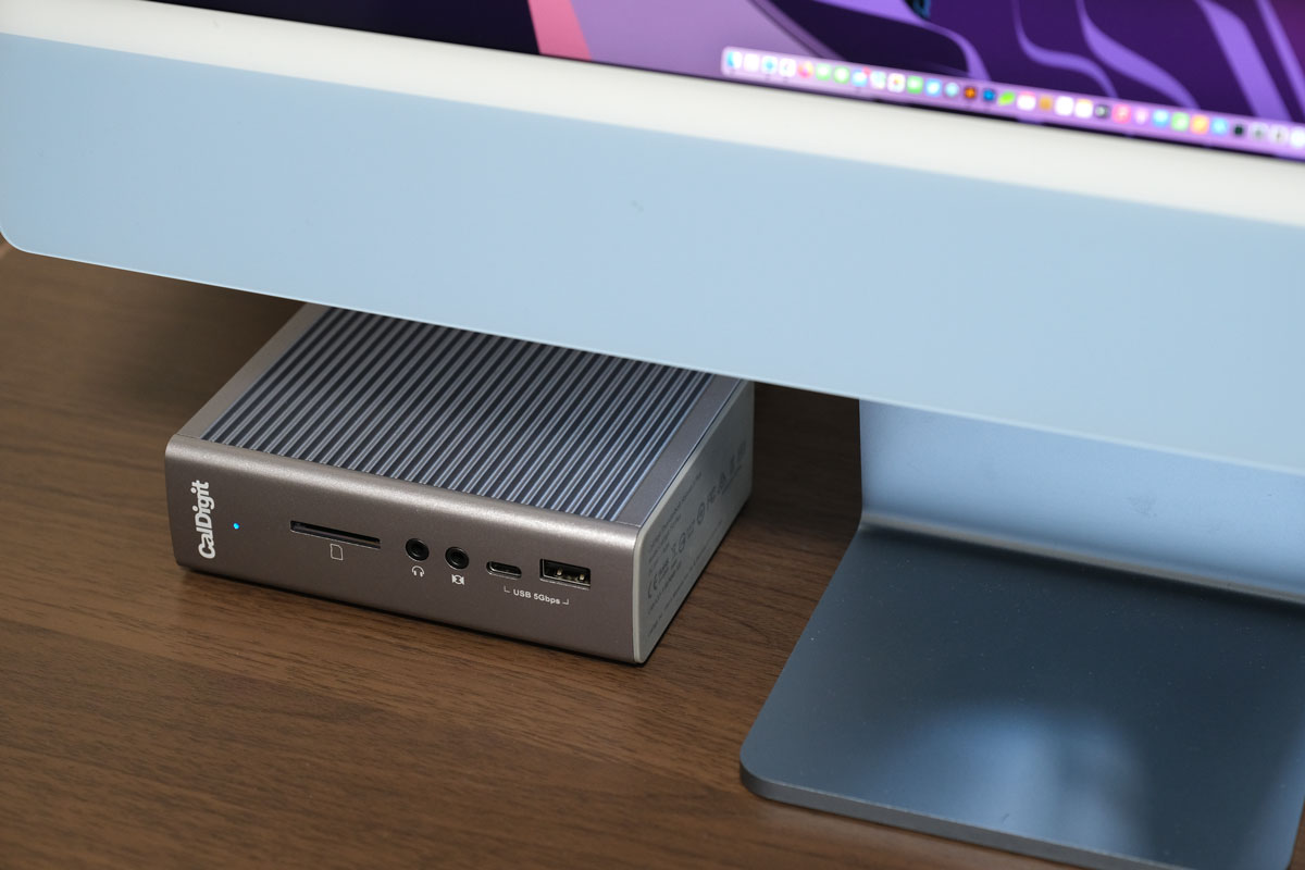 iMac 24インチとCalDigit TS3 Plus