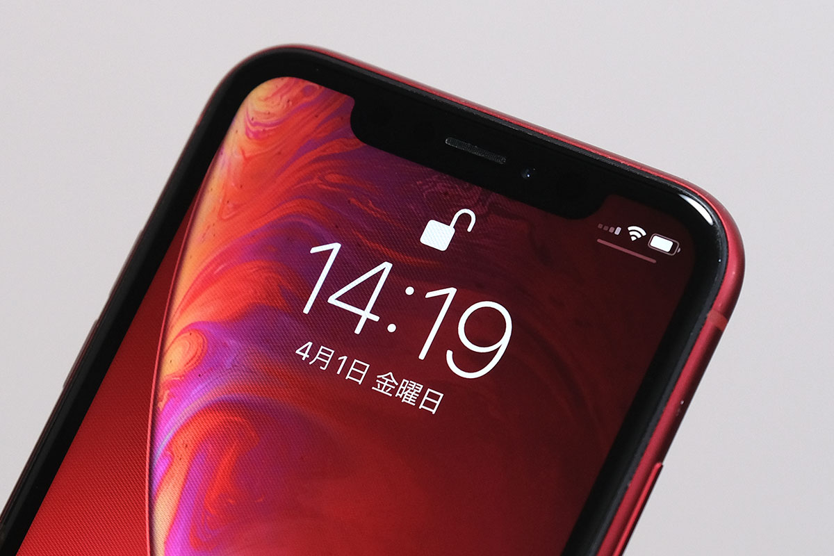 iPhone XRのFace ID