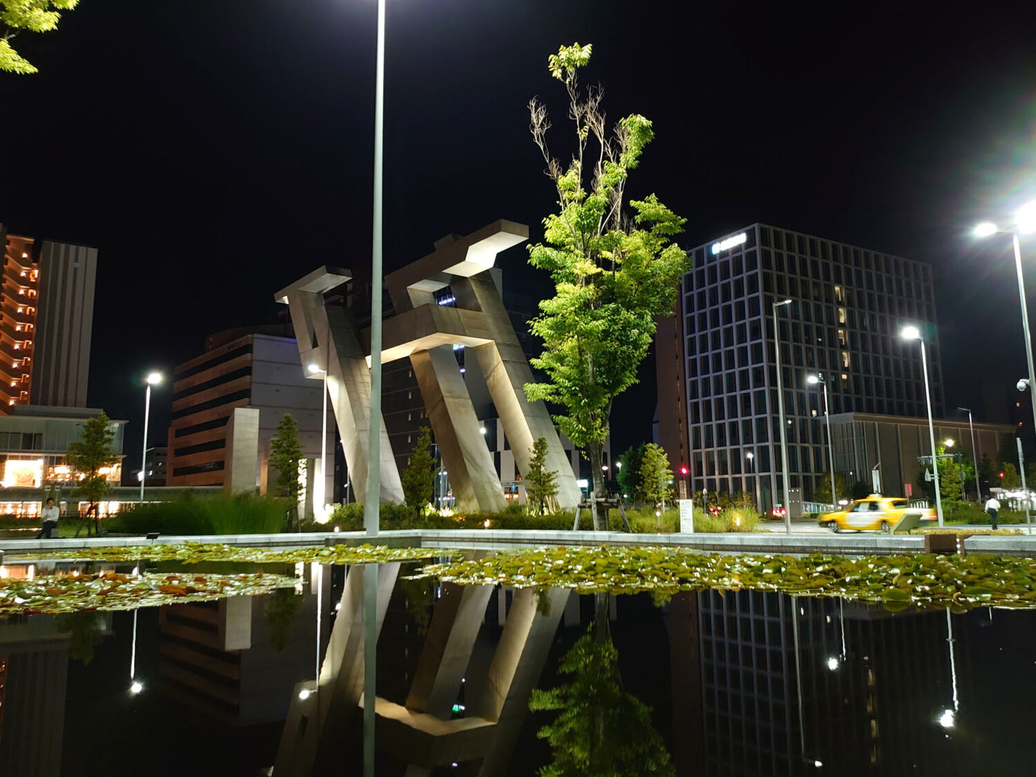 夜景モードで撮影