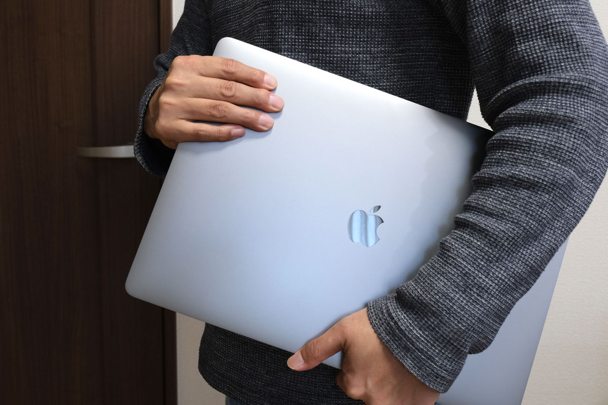 MacBook Pro 16インチのサイズ感