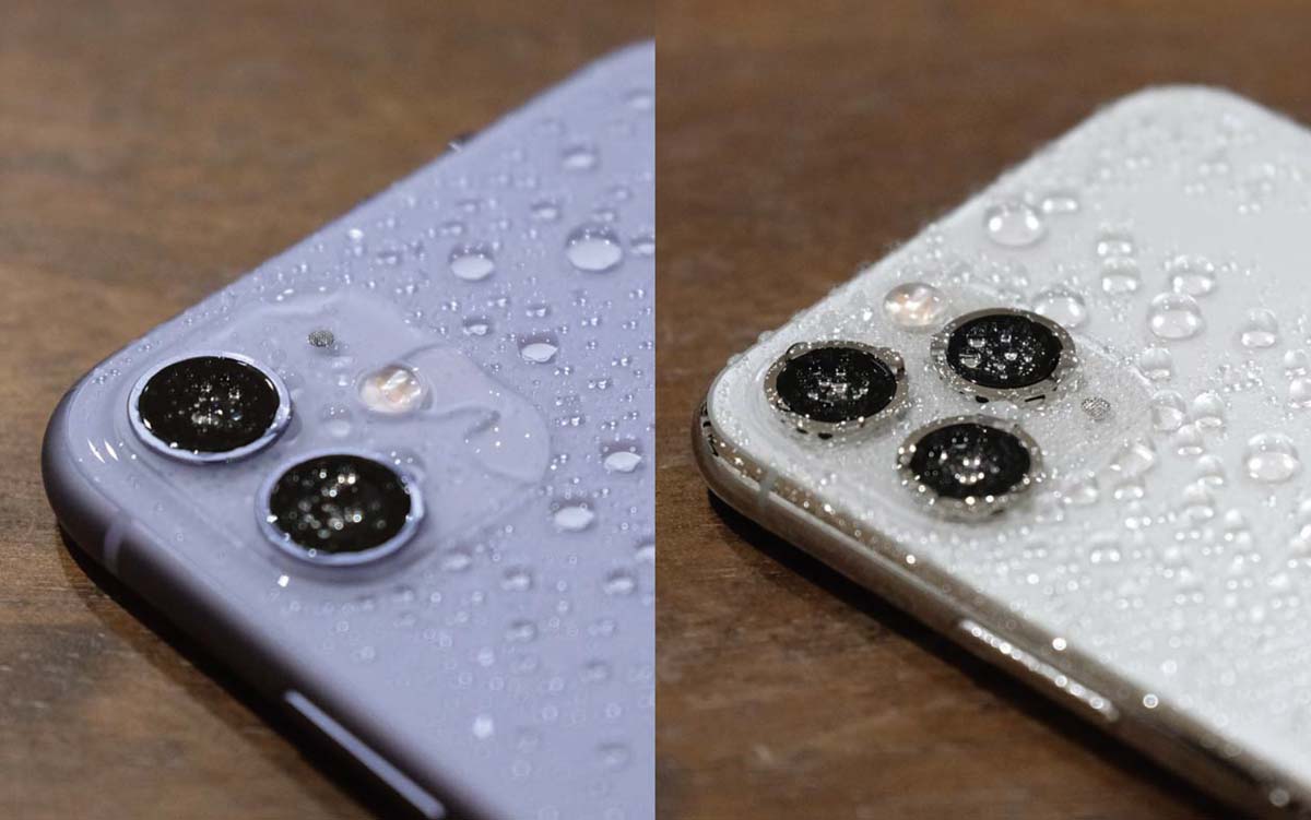 耐水性能を持ったiPhone 11/11 Pro