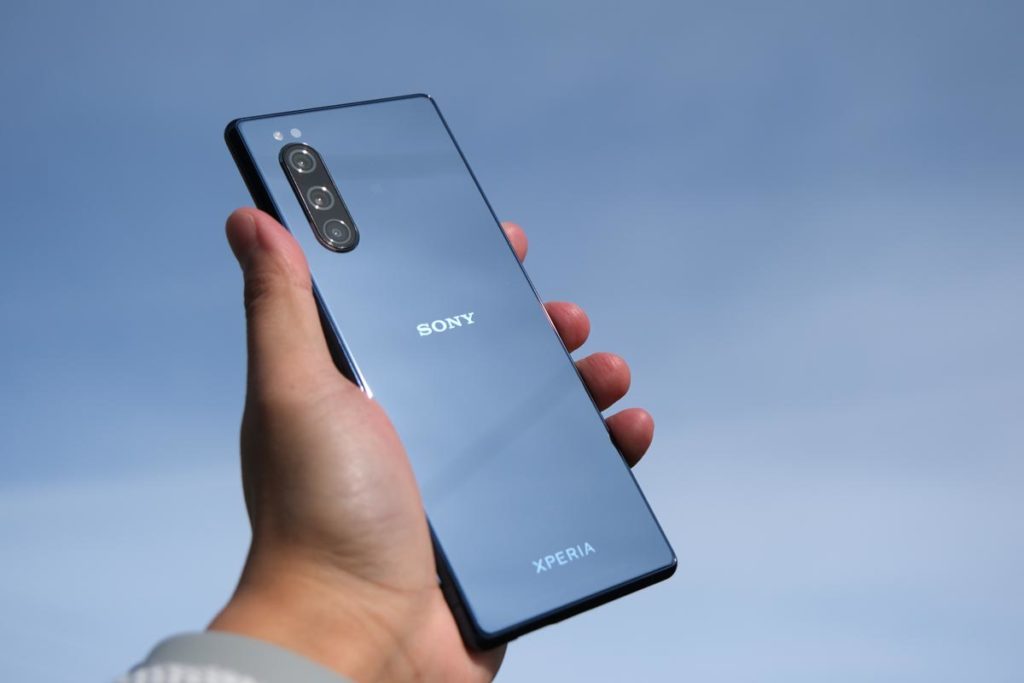 Xperia 5 ブルー