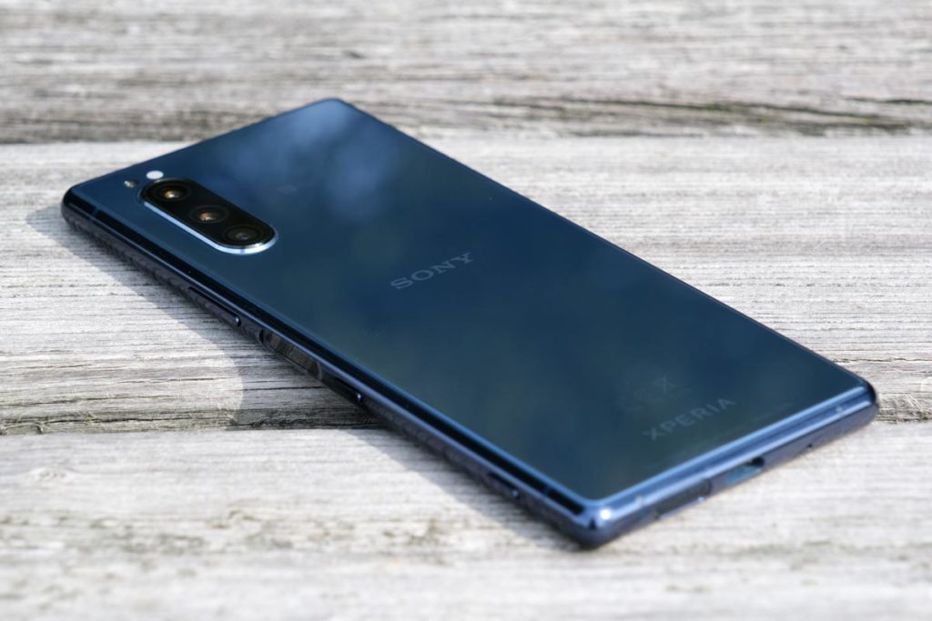 Xperia 5のガラス筐体