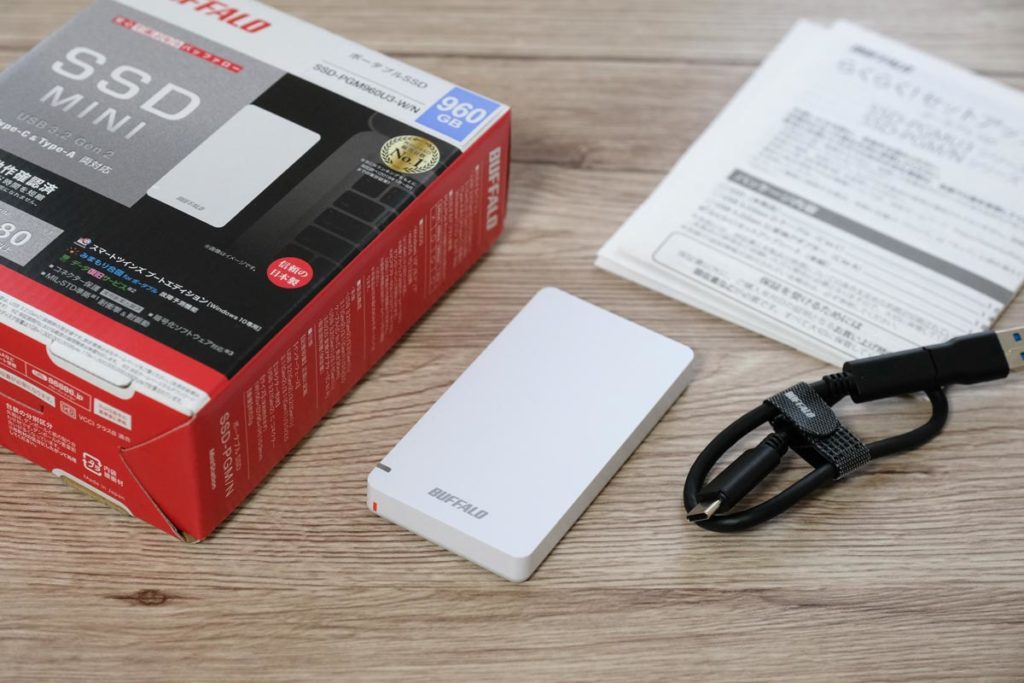 SSD-PGMU3の付属品