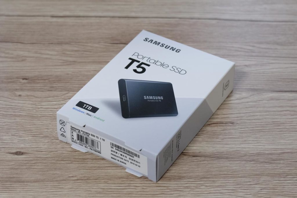 T5 Portable SSD パッケージ