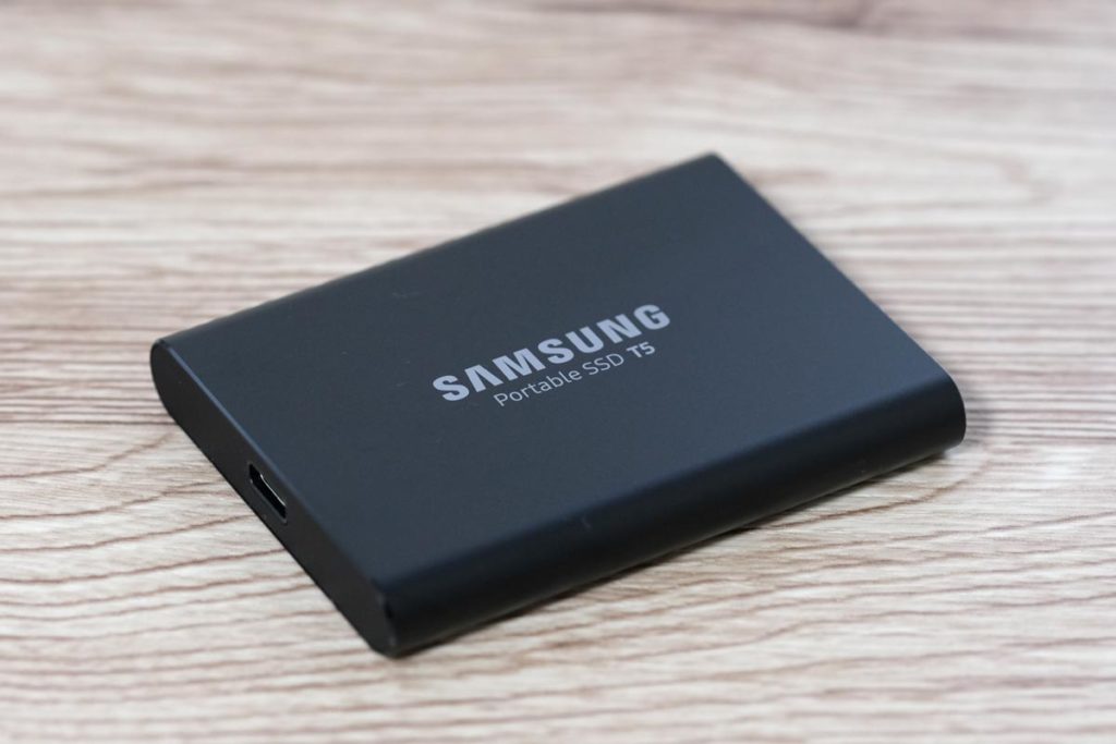 T5 Portable SSDの本体デザイン