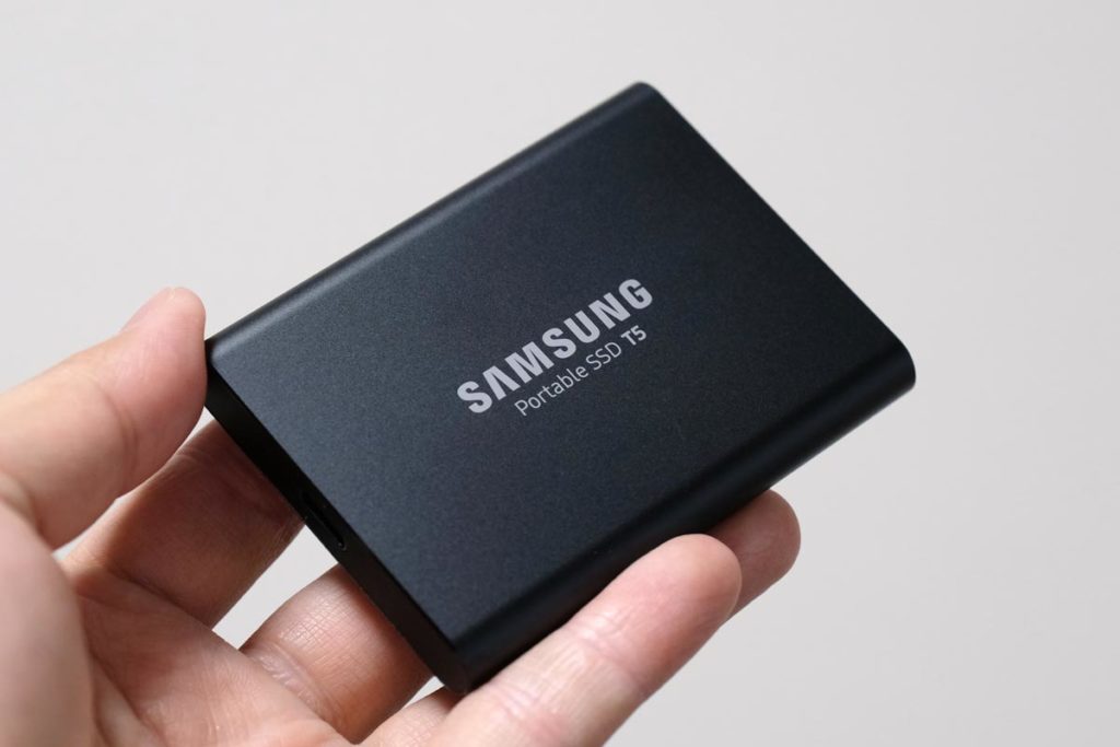 T5 Portable SSDの大きさ