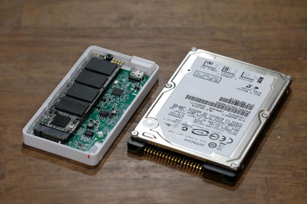 SSDとHDD